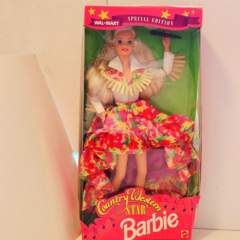 Mattel Country Western Star Barbie Special Edition Walmart 1994 NIB Vintage